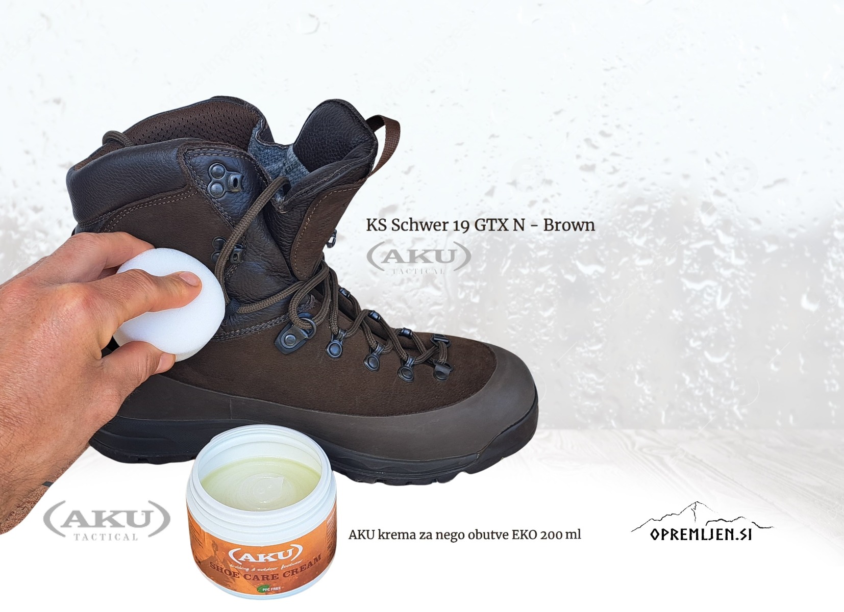Svoje najzahtevnejše avanture na terenu opravite s taktično obutvijo AKU Tactical KS Schwer 14 GTX N Brown. Visoko kakovostni čevlji za najzahtevnejše aktivnosti na prostem.