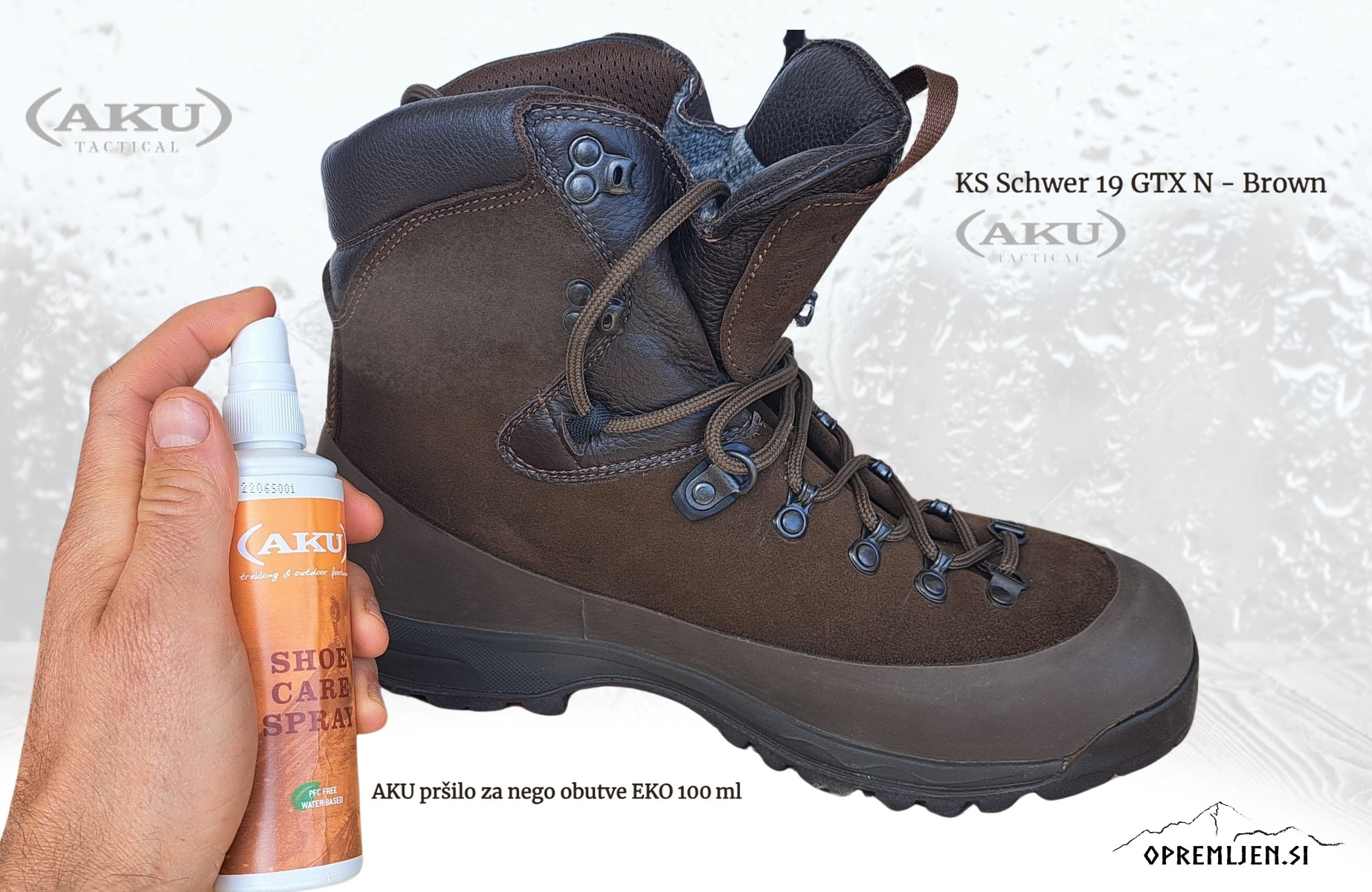Svoje najzahtevnejše avanture na terenu opravite s taktično obutvijo AKU Tactical KS Schwer 14 GTX N Brown. Visoko kakovostni čevlji za najzahtevnejše aktivnosti na prostem.