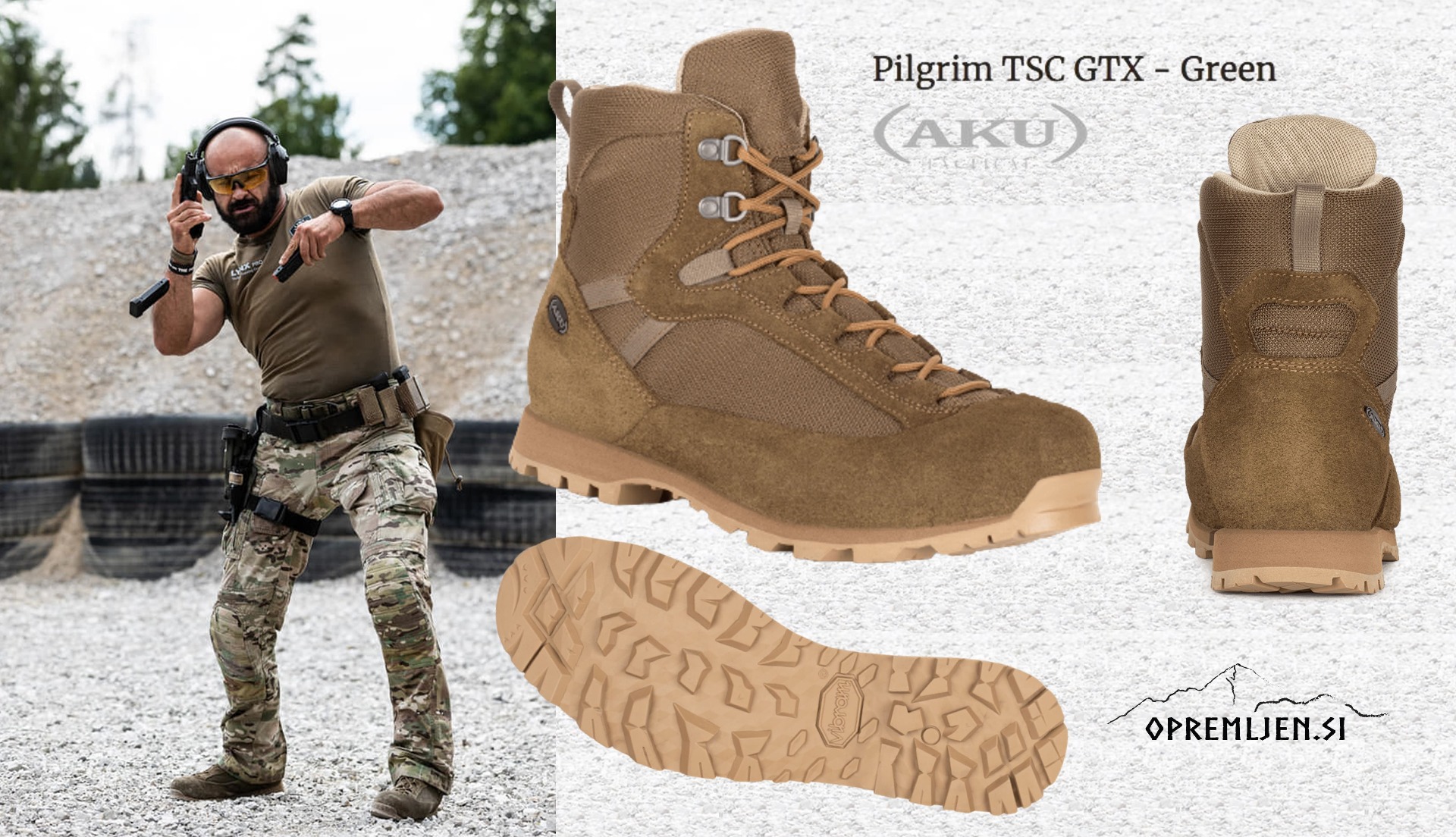 Profesionalna obutev AKU Tactical Pilgrim TSC GTX je idealna za vojaške operacije, specialne enote in terenske aktivnosti. Z visoko zmogljivostjo, udobjem in vzdržljivostjo bo vaše gibanje brezskrbno in varno. Pridobite vrhunsko kakovost in zanesljivost s