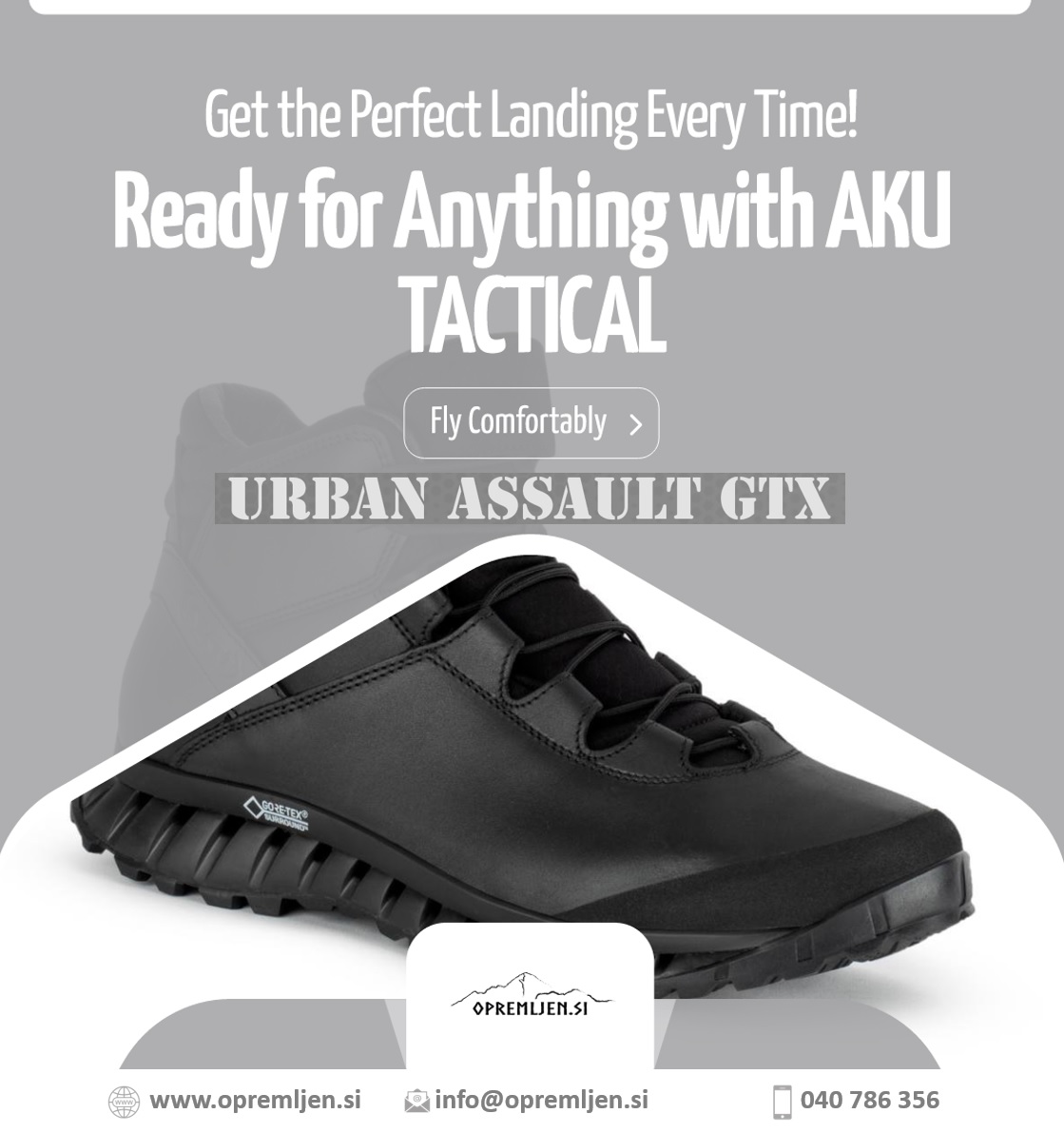 Preberite, kaj je pomembno pri izbiri obutve za padalce in kako izbrati pravi par čevljev za varno in udobno padanje. Priporočamo vam AKU Tactical Urban Assault GTX – čevelj, ki zagotavlja podporo gležnju, trdnost, vodoodpornost, zračnost in dobro oprijemljivost. Naročite svoj par že danes na opremljen.si!