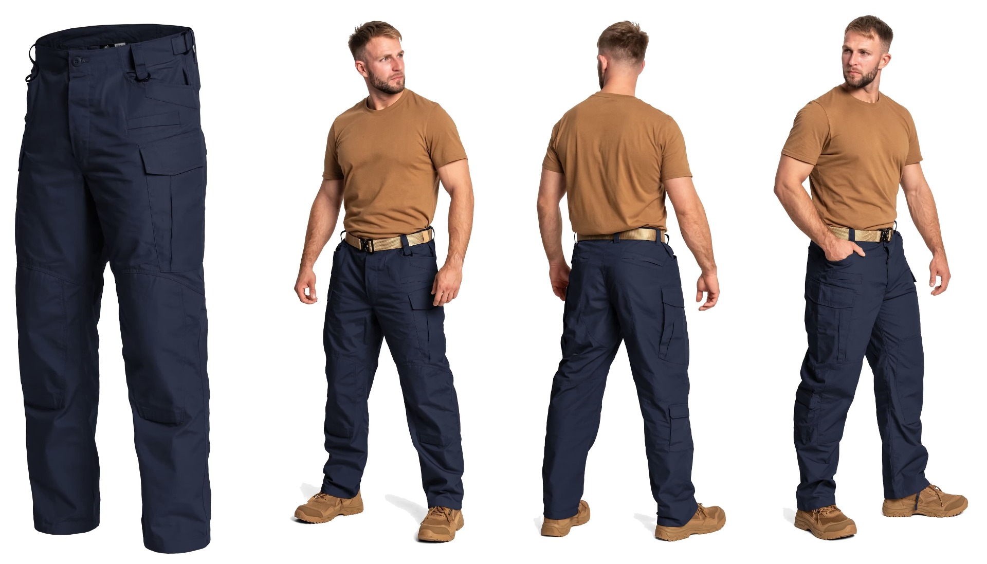 Ponujamo kakovostne Helikon SFU Next polycotton rip-stop hlače v temno modri barvi. Trpežne vojaške hlače s taktičnim dizajnom, idealne za moške. Pridobite svoj par danes in stopite v korak z vojaškimi trendi.
