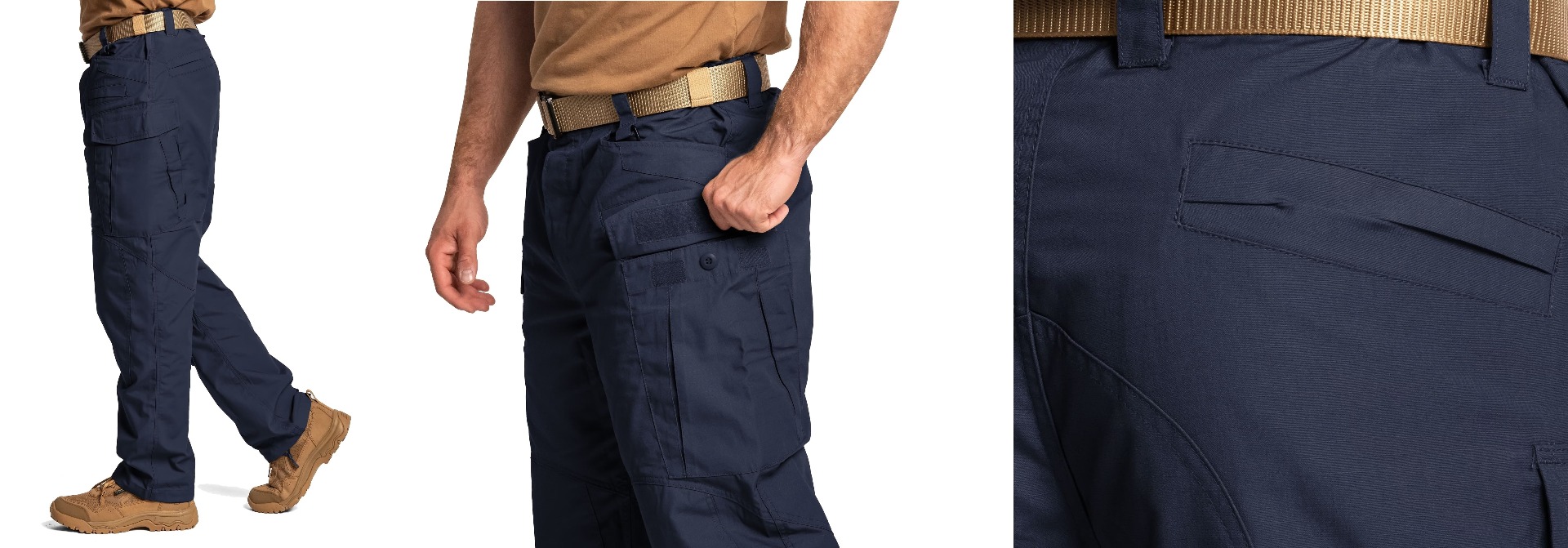 Ponujamo kakovostne Helikon SFU Next polycotton rip-stop hlače v temno modri barvi. Trpežne vojaške hlače s taktičnim dizajnom, idealne za moške. Pridobite svoj par danes in stopite v korak z vojaškimi trendi.