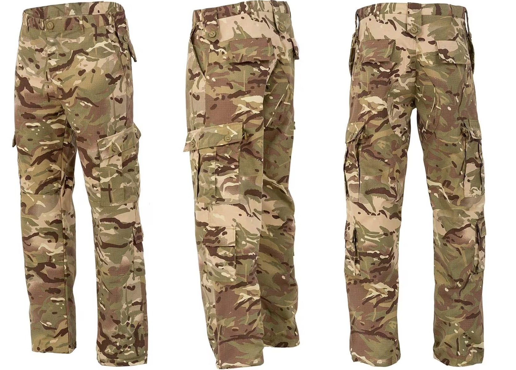  Izberite vrhunske Highlander Forces Elite rip-stop bojne hlače v multicamo vzorcu za taktične potrebe. Vrhunska kakovost in vzdržljivost za vojsko, policijo in specialne enote. Oprema, ki združuje taktični slog in večnamenskost.