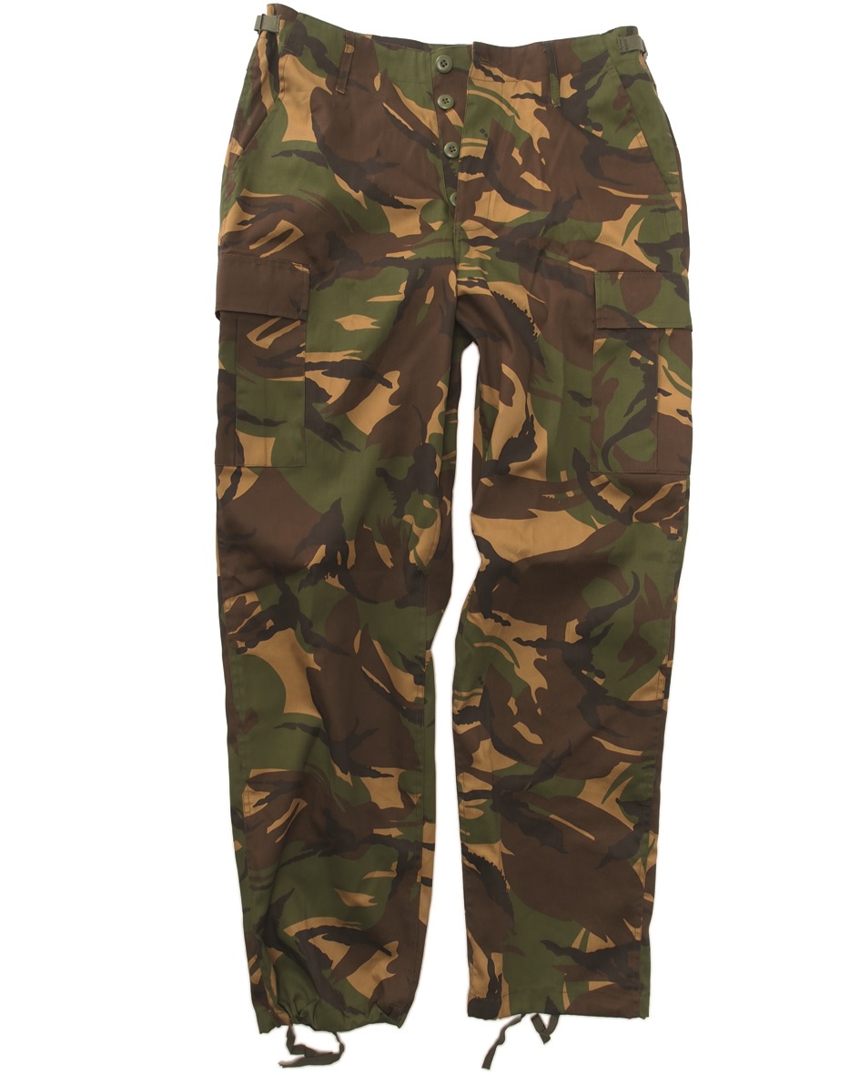 Iščete vrhunske vojaške ranger hlače v vzorcu Dutch Woodland barve? Model BDU je odporen na vodo, udoben in trpežen. Idealen za vojaške operacije in aktivnosti na prostem. Kupite jih zdaj na Opremljen.si!