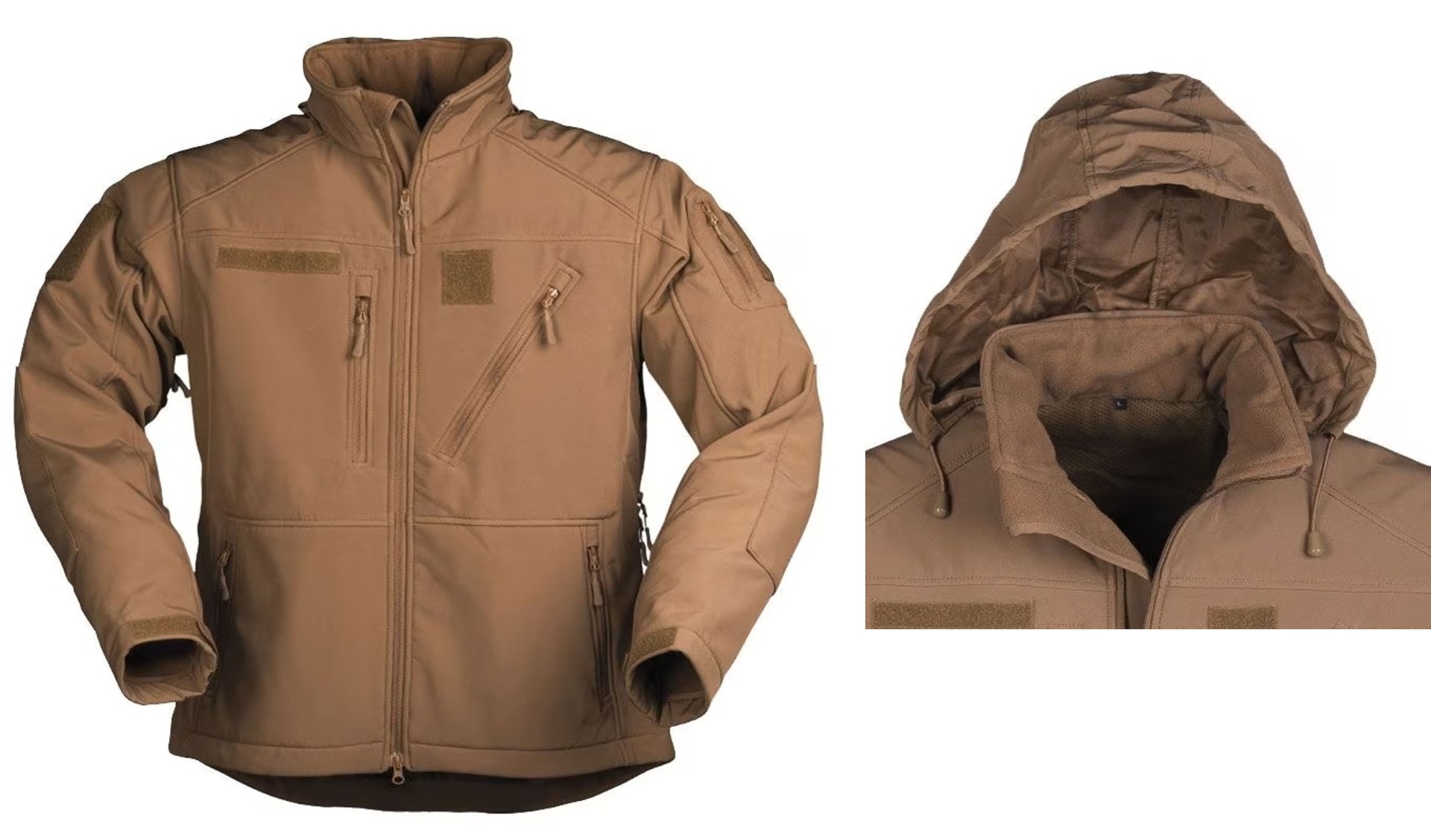Odkrijte vrhunsko vojaško 3-slojno softshell jakno, ki je nepremočljiva, odporna proti vetru in udobna. Idealna za aktivnosti na prostem v dežju in snegu. Kliknite in si jo zagotovite že danes!