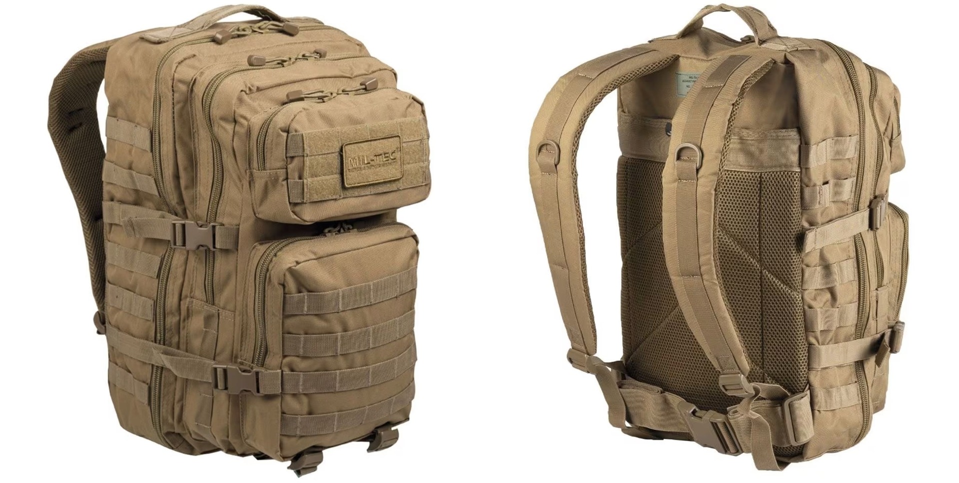 Pridobite taktični vojaški nahrbtnik US Assault Large - prostorne kapacitete 36 litrov, vzdržljiv in udoben za vojaške operacije ter avanture na prostem. Naročite ga zdaj na Opremljen.si!