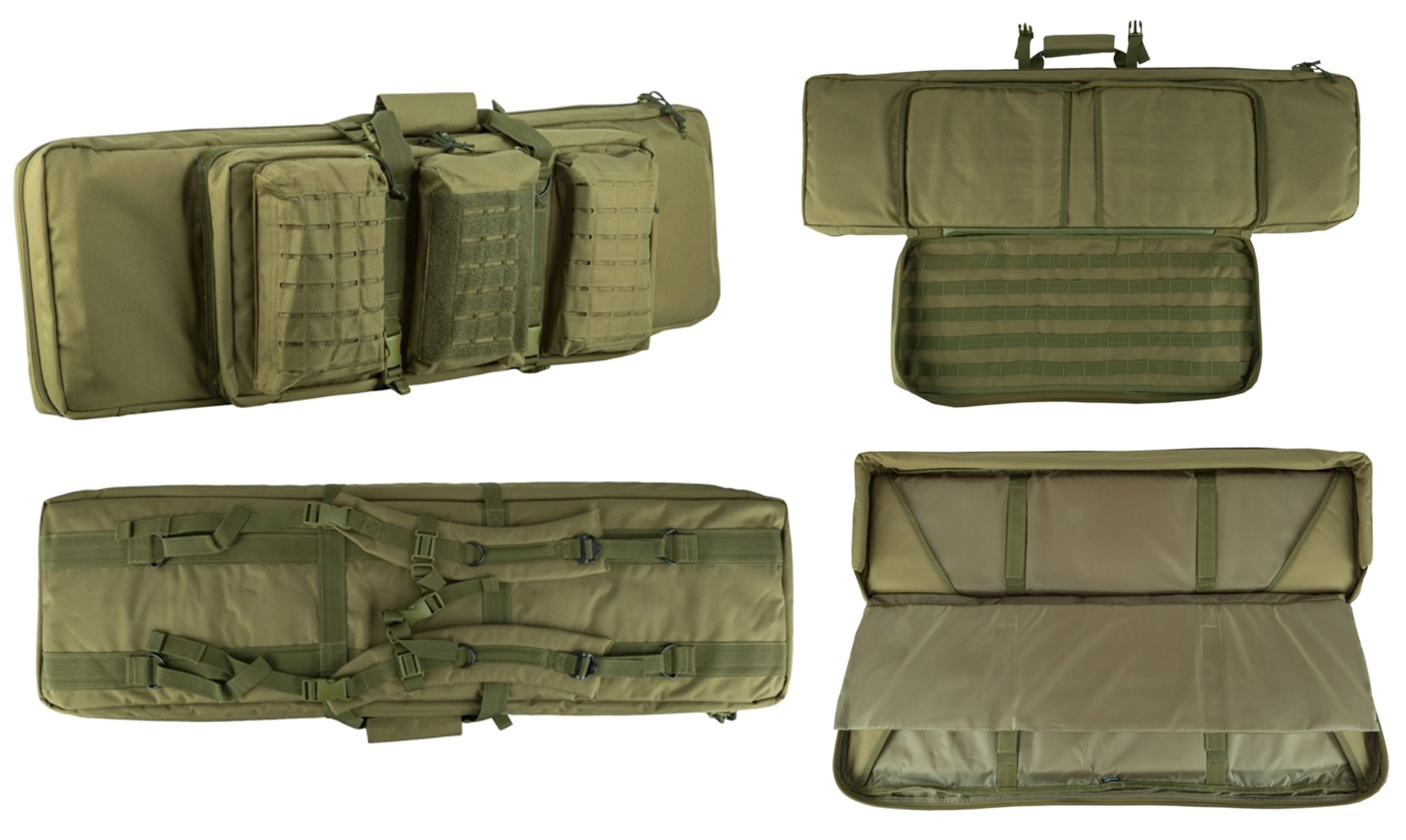 Iščete vrhunsko vojaško strelsko torbo za dve dolgocevni puški in dve pištoli? Priskrbite si najboljšo torbo za varno in udobno prenašanje vaše opreme. Idealna za vojaške navdušence, lovce in strelce.