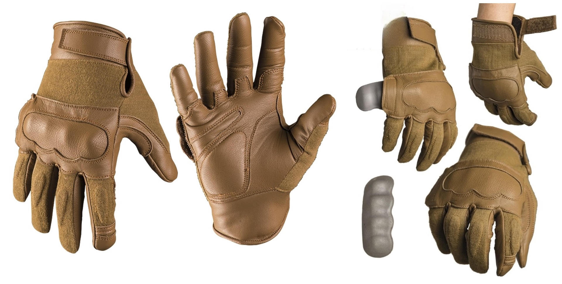 Izberite vrhunske taktične usnjene aramid rokavice, odporne na reze, coyote barve. Zagotovite si vrhunsko zaščito in udobje pri delu z odličnim oprijemom. Vzdržljive, trpežne, in večnamenske rokavice za industrijske in obrtniške dejavnosti. Opremljen.si 