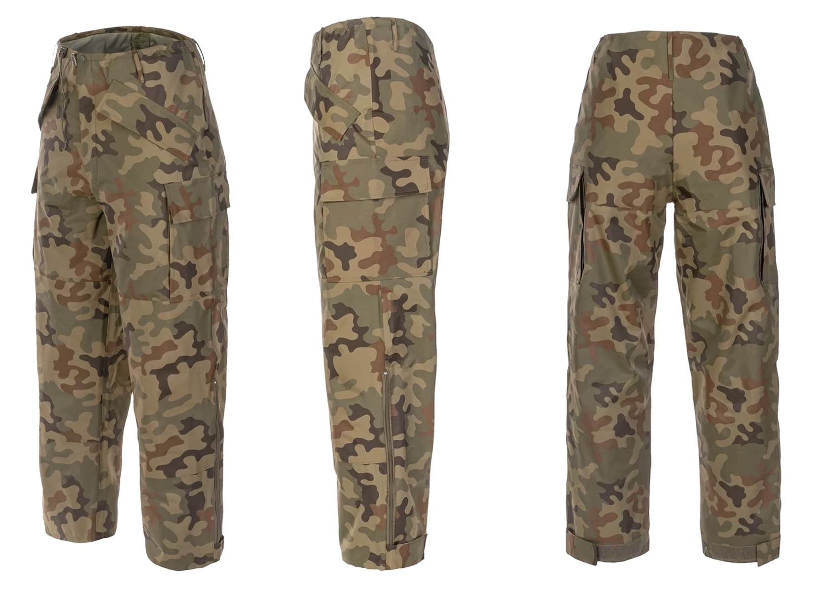 Zaščitite se pred dežjem s vrhunskimi nepremočljivimi vojaškimi hlačami Texar Grom PL Camo. Nepremočljive in vzdržljive, z vodnim stolpcem 10.000 mm. Na voljo v PL camo vzorcu. Kupite jih zdaj!
