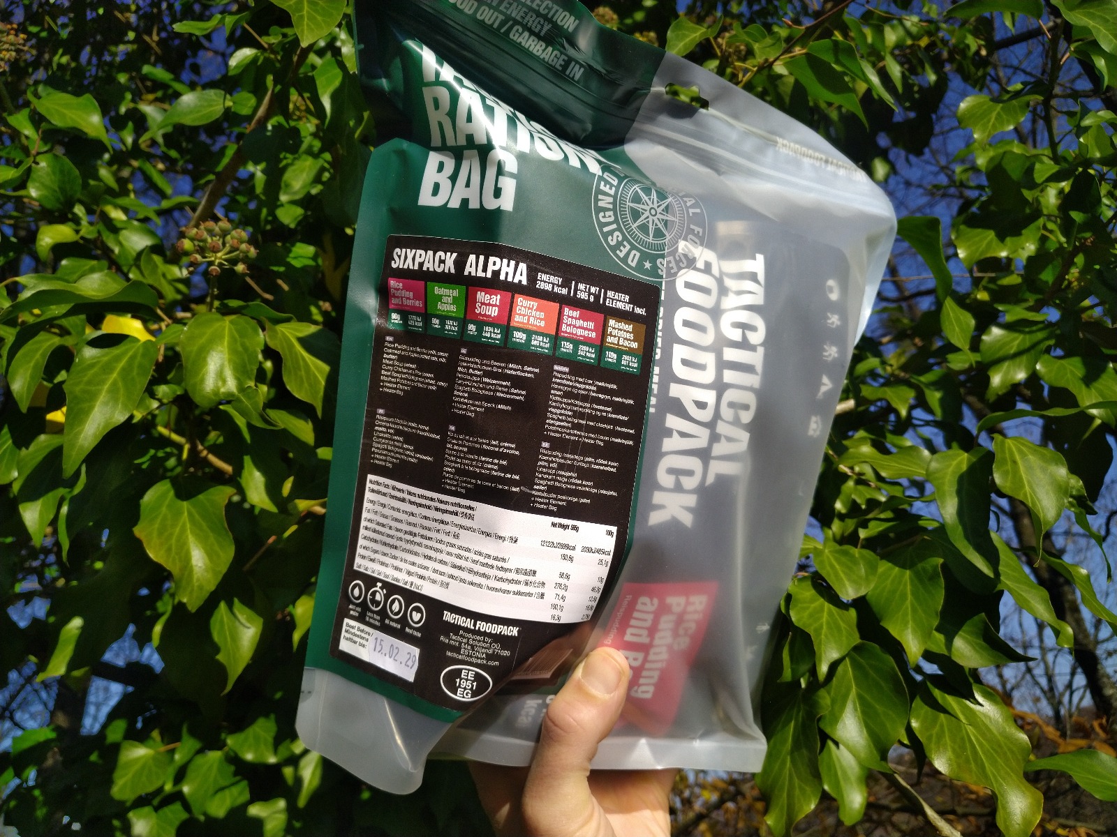 Tactical Foodpack obroki, Tactical Foodpack, MRE, SDO,  B33 army shop, trgovina z vojaško opremo, vojaška trgovina, suhi obroki, MRE, SDO, B33 Tactical