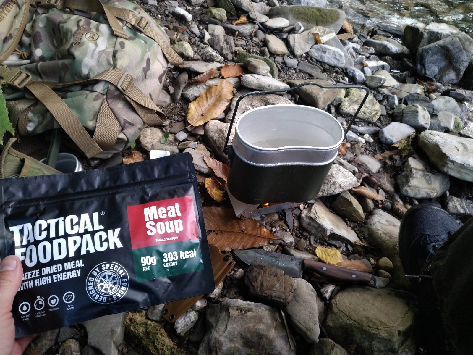 TACTICAL FOODPACK, dehidrirana hrana, suhi dnevni obrok, dehidrirana hrana za kampiranje, vojaška hrana, mre obrok, sdo hrana, liofilizirana hrana, hrana za preživetje, suhi vojaški dnevni obrok, B33 Tactical, B33 army shop, army shop, trgovina z vojaško opremo