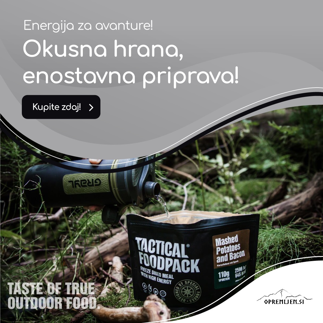 Tactical Foodpack je popolna rešitev za aktivne posameznike, ki se ukvarjajo s športom na prostem. Taktična prehrana je zasnovana posebej za potrebe športnikov in vključuje raznolike obroke, ki zagotavljajo zadostno energijo in hranila za optimalno uspešnost. Preizkusite Tactical Foodpack in izkusite razliko v svojih aktivnostih na prostem.