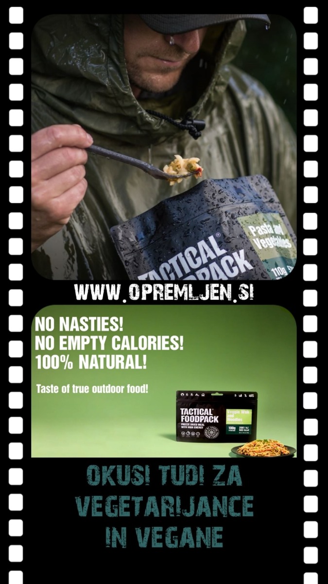 TACTICAL FOODPACK, dehidrirana hrana, suhi dnevni obrok, dehidrirana hrana za kampiranje, vojaška hrana, mre obrok, sdo hrana, liofilizirana hrana, hrana za preživetje, suhi vojaški dnevni obrok, B33 Tactical, B33 army shop, army shop, trgovina z vojaško opremo