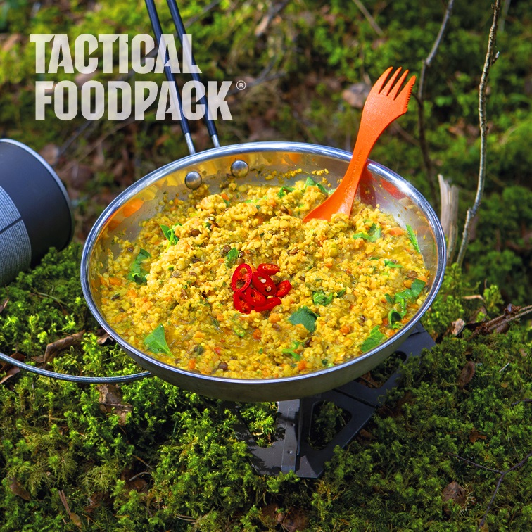 TACTICAL FOODPACK, dehidrirana hrana, suhi dnevni obrok, dehidrirana hrana za kampiranje, vojaška hrana, mre obrok, sdo hrana, liofilizirana hrana, hrana za preživetje, suhi vojaški dnevni obrok, B33 Tactical, B33 army shop, army shop, trgovina z vojaško opremo