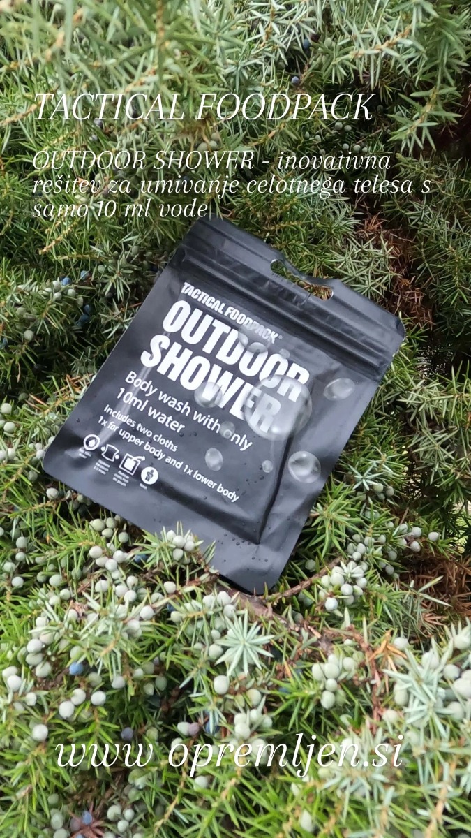 Tactical čistilo za telo, higiena na potovanju, higiena pri kampiranju, nega telesa pri na potovanju, kako skrbeti a higieno med kampiranjem, Tactical Foodpack, B33 army shop, Trgovina z vojaško opremo, Vojaška trgovina, B33 Tactical