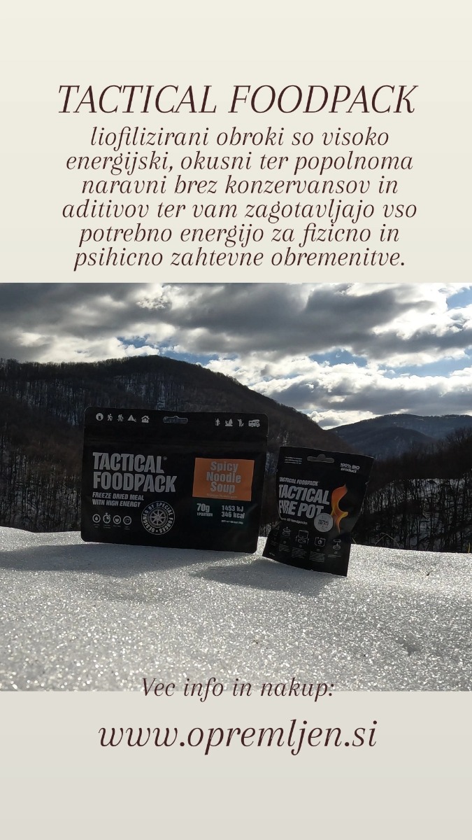 TACTICAL FOODPACK, dehidrirana hrana, suhi dnevni obrok, dehidrirana hrana za kampiranje, vojaška hrana, mre obrok, sdo hrana, liofilizirana hrana, hrana za preživetje, suhi vojaški dnevni obrok, B33 Tactical, B33 army shop, army shop, trgovina z vojaško opremo