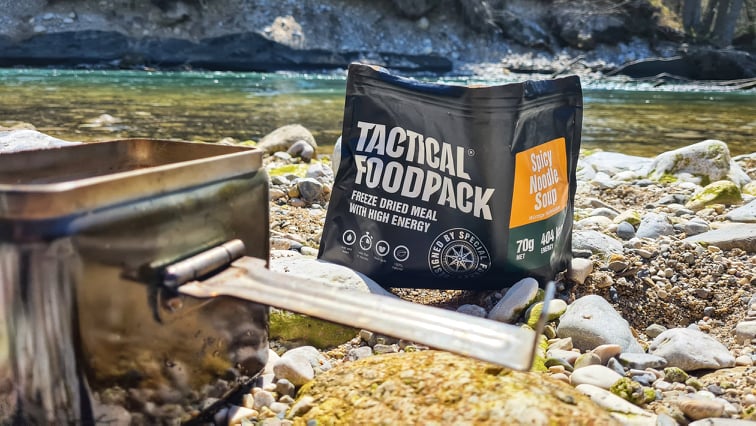 TACTICAL FOODPACK, dehidrirana hrana, suhi dnevni obrok, dehidrirana hrana za kampiranje, vojaška hrana, mre obrok, sdo hrana, liofilizirana hrana, hrana za preživetje, suhi vojaški dnevni obrok, B33 Tactical, B33 army shop, army shop, trgovina z vojaško opremo