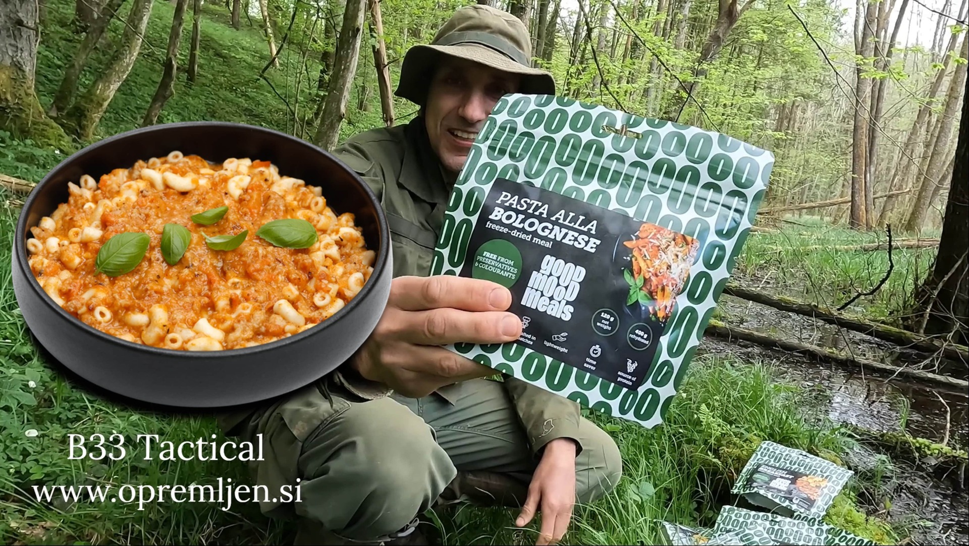 Odkrijte liofilizirane testenine po bolonjsko, idealne za kampiranje, pohode in krizne razmere. Okusni, lahki in hitro pripravljeni obroki za vse vaše avanture.