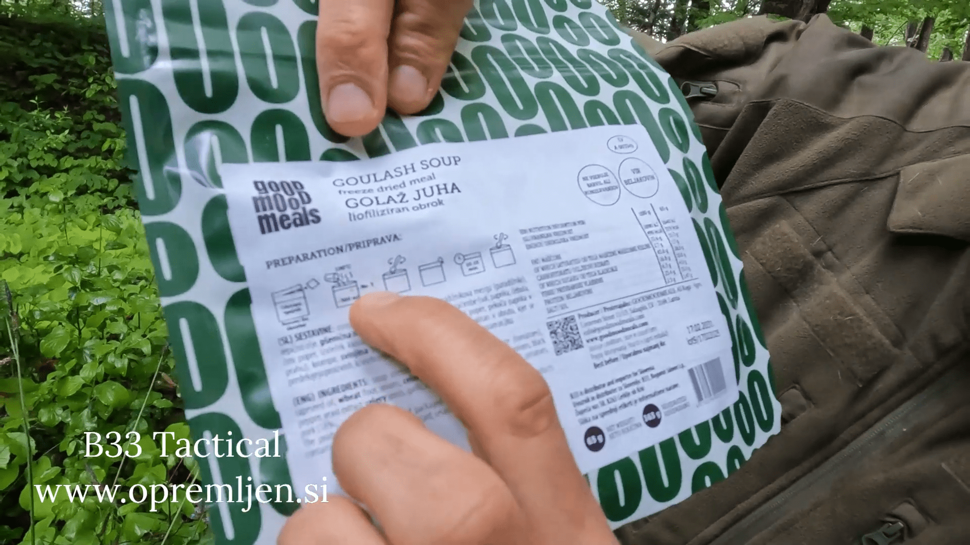 Odkrijte okusno in naravno liofilizirano golaževo juho Good Mood Meals. Hitro pripravljena jed, popolna za vse vaše avanture in vsakodnevne obroke.