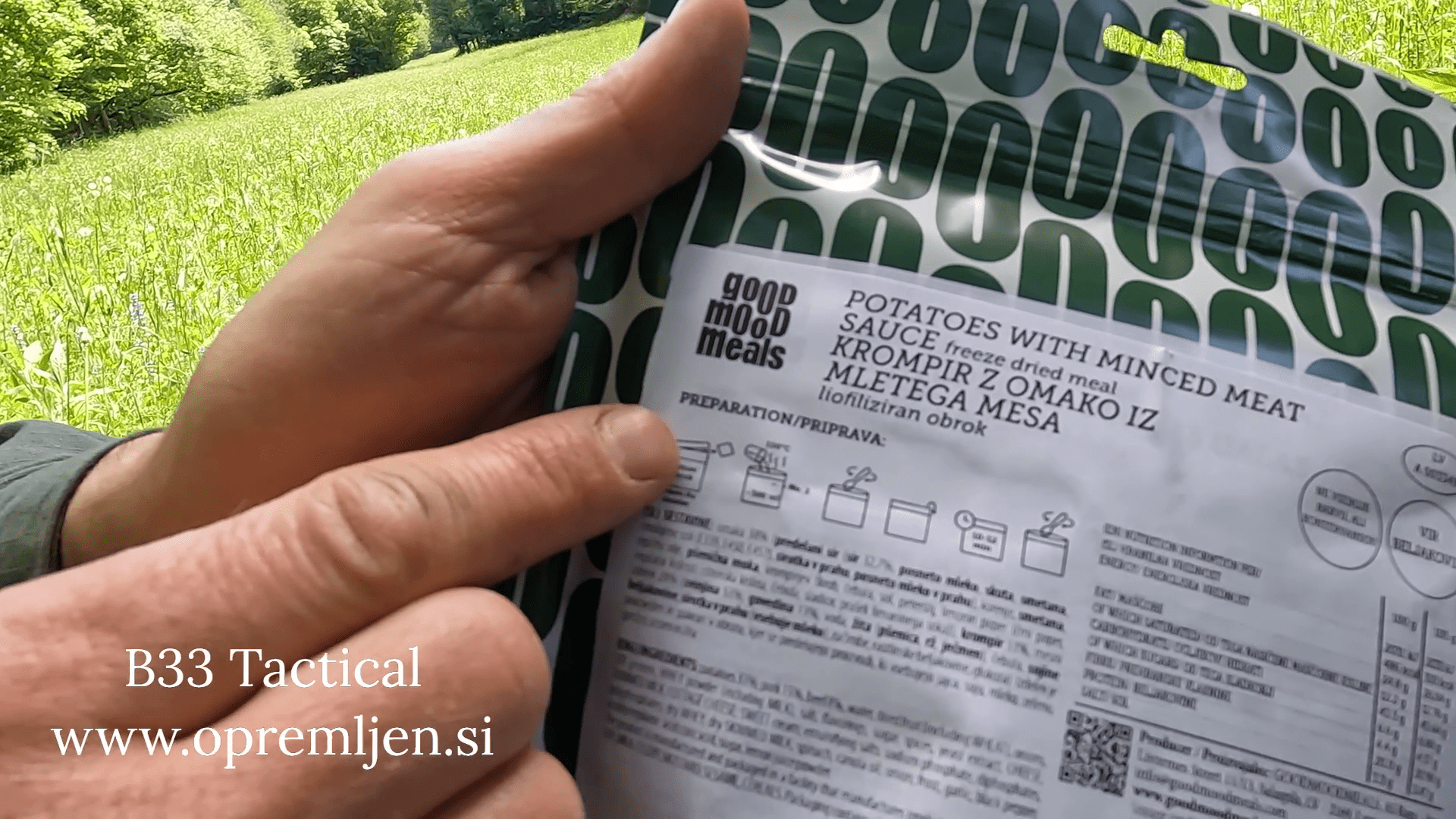 Odkrijte, kako so se liofilizirani obroki Good Mood Meals izkazali na testu. Krompir z mletim mesom navduši s hitrostjo priprave in okusom