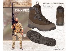 Taktična obutev za najzahtevnejše terene -  AKU TACTICAL KS Schwer 14 GTX N Brown