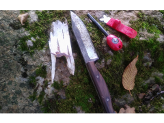 B33 army shop - Foto reportaža - Preizkus ročno kovanega outdoor noža & kresila