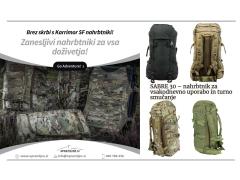 Karrimor SF Sabre linija vojaški nahrbtnik Sabre 30: Trajnost in vsestranskost za avanture v naravi