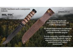 USMC Bojni Nož - Nepogrešljivo Orodje za Bushcraft in Survival Entuziaste