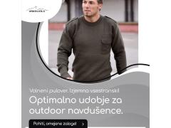 Odkrijte Popolno Opremo za Hladno Sezono - Vojaški Volneni Pulover Nemške Vojske BW Bundeswehr Oliv!