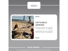 Zakaj uporabljati TACTICAL FOODPACK za hrano na plaži?