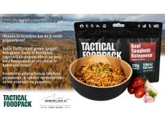 TACTICAL FOODPACK Goveji špageti bolonjeze - Odlična izbira za avanturiste na poti