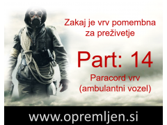 B33 army shop - trgovina z vojaško, security & lovsko opremo: Zakaj je vrv pomembna za preživetje (Part 14): Padalska vrv (paracord) ambulantni vozel