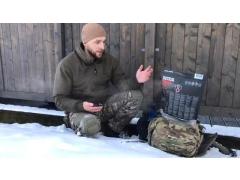 Kako pogreti TACTICAL FOODPACK obrok s pomočjo Tactical grelne vreče in Tactical grelnega elementa pri -20 stopinj celzija in pravilno uporabljati Tactical grelno vrečo pozimi in v snegu