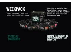 TACTICAL FOODPACK ima v svoji ponudbi ogromno ekstra zanimivih rešitev. Ena od njih je WEEKPACK