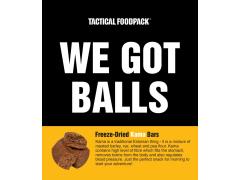 TACTICAL FOODPACK ima v svoji ponudbi ogromno ekstra zanimivih rešitev - Ena od njih so paketi BALLS - Liofilizirane KAMA ploščice 54g