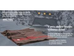 Švicarska vojaška deka iz volne - Nepogrešljiv pripomoček za voznike v zimskem času