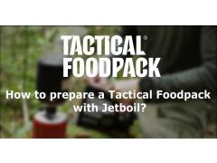 Priprava TACTICAL FOODPACK obroka s pomočjo plinskega gorilnika