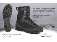 Pilgrim HL GTX Combat Black - Visoka Različica Škornja za Profesionalno Uporabo