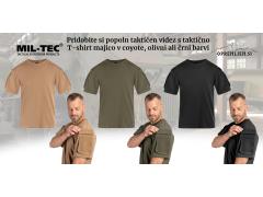 Nepogrešljiv kos oblačila za avanturiste: Tactical t-shirt v olivni, coyote ali črni barvi
