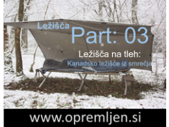 B33 army shop - trgovina z vojaško opremo, security opremo & lovsko opremo:  Ležišča (Part 03):  Ležišča na tleh => Kanadsko ležišče iz smrečja