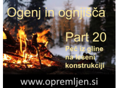 B33 army shop - trgovina z vojaško opremo, security opremo & lovsko opremo:  Ogenj in ognjišča (Part 20):  Peč iz gline na leseni konstrukciji