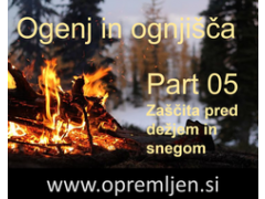 B33 army shop - trgovina z vojaško opremo, security opremo & lovsko opremo:  Ogenj in ognjišča (Part 05):  Zaščita ognja pred dežjem in snegom