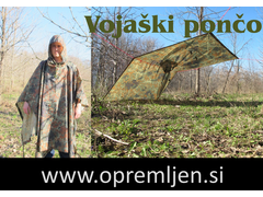 B33 army shop blog 'Dobro je vedeti': Uporaba vojaškega poncha