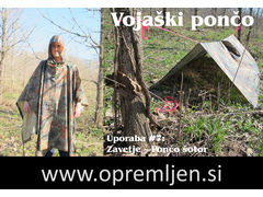 B33 army shop blog 'Dobro je vedeti': Uporaba vojaškega poncha - Zavetje #7: Pončo šotor