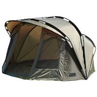 Ribiški šotor Mikado Enclave 2 Man Bivvy XL, šotor za dve osebi - vodni stolpec 10.000 mm - Olivna barva