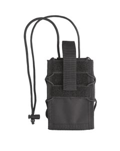MOLLE torbica za mobilni telefon dimenzije 9,3 x 2,2 x 14,5 cm temna črna barva