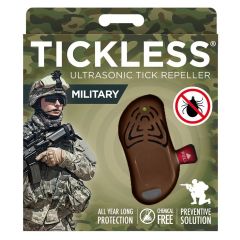 Zaščitite se pred klopi z vojaškim odganjalcem klopov! Tickless v rjavi barvi - učinkovita zaščita pred klopi na terenu.