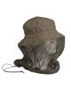 Boonie klobuk z integrirano zaščito proti komarjem - univerzalna velikost - olivna barva