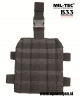 Vojaška MOLLE nožna platforma za taktične torbice in drugo opremo črne barve MILTEC by B33 army shop at www.opremljen.si (vojaška trgovina, trgovina z vojaško opremo)