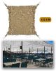 PREMIUM Širokolistna peščena mreža SHADOW SAIL za senčenje terase, velikosti 4 x 6 metre